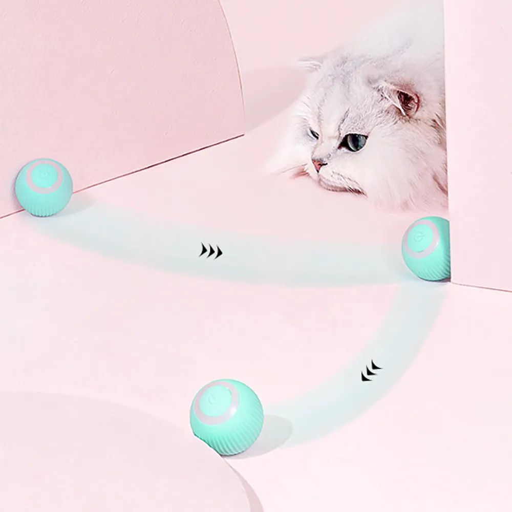 Pelota Inteligente Recargable Para Gatos